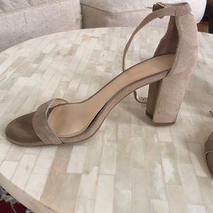 Jessica Simpson Shoes - Jessica Simpson nude suede heels Jessica Simpson Shoes - Jessica Simpson nude suede heels